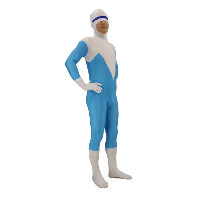 Детская Суперсемейка для взрослых, Frozone, 2 Костюмы супергероя, для мальчиков, для детей, для косплея, гимнастический костюм, костюмы на Хэллоуин
