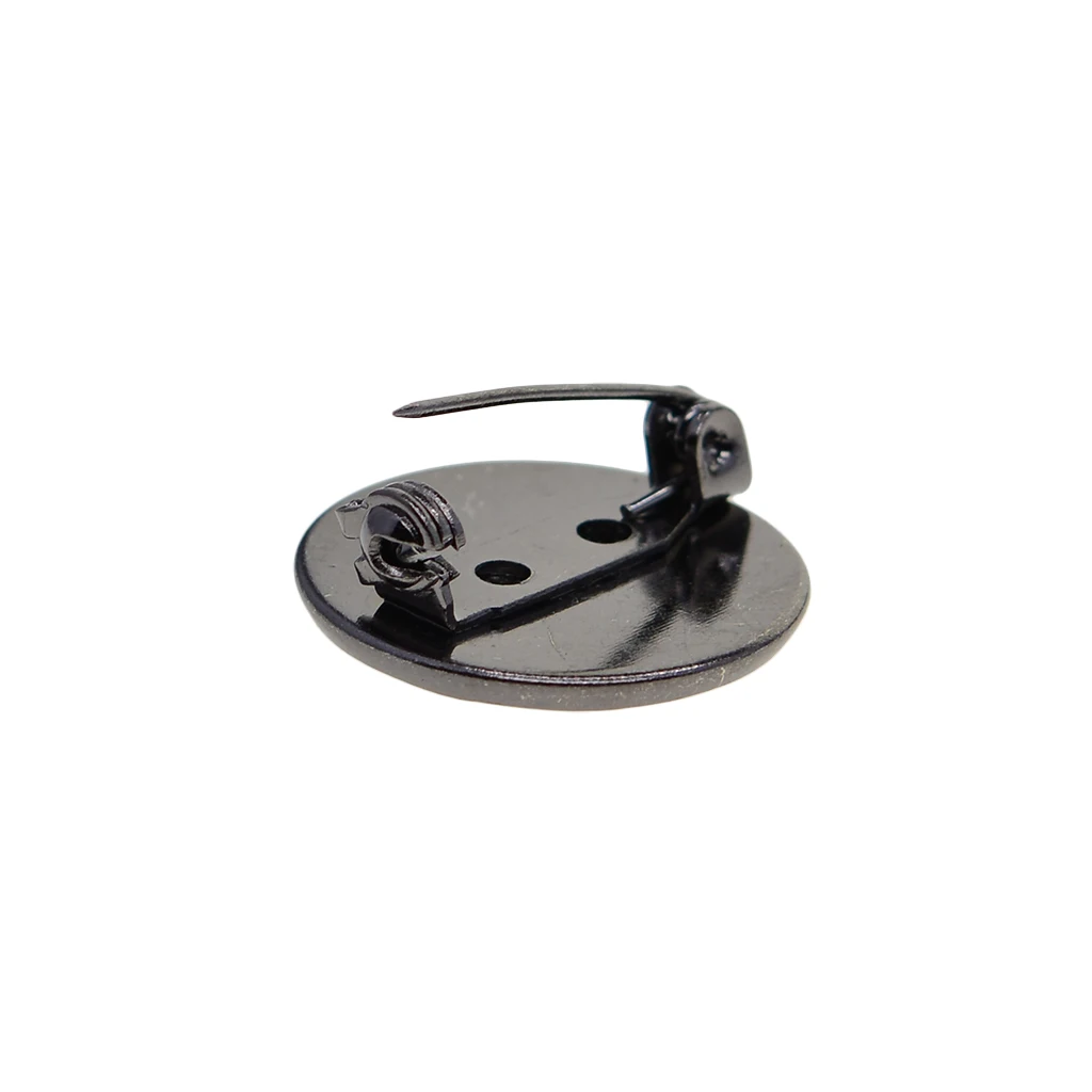20mm Basic Brooch Base Craft Making Pin Back Parts Badge Button Breastpin Supplies 10 Pieces