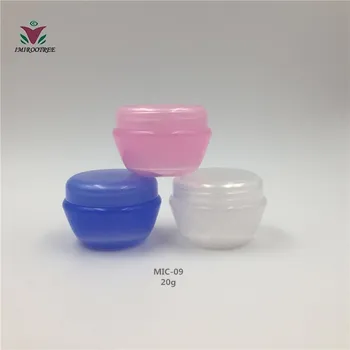 

30SETS 20g hotsale small Mushroom Cream jar,empty plastic container,20ml Cosmetics Jars pots