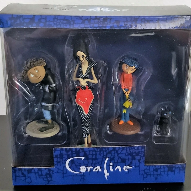 NECA Коралина лучшие из ПВХ мини-фигурки Набор кошка другие м другие Wybie Фигурки игрушки Brinquedos Фигурки Модель подарок