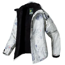 Новейшее издание "Southplay" Зимний сезон водостойкая мм 10000 мм Лыжная-сноубордическая Galaxy белая военная куртка