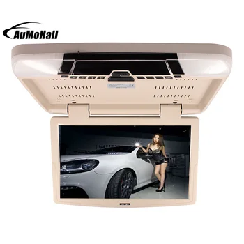 

Beige 15.6 Inch Flip Down TFT LCD Monitor with DVD Player Car Roof Mount Monitor MP5 Player
