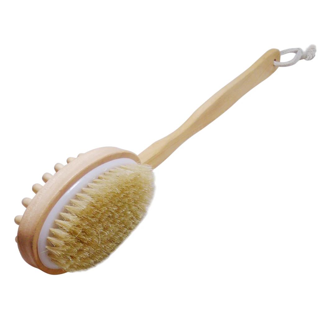 SHOWER BATH BRUSH BACK SCRUBBER LONG HANDLED BODY MASSAGER DISABILITY