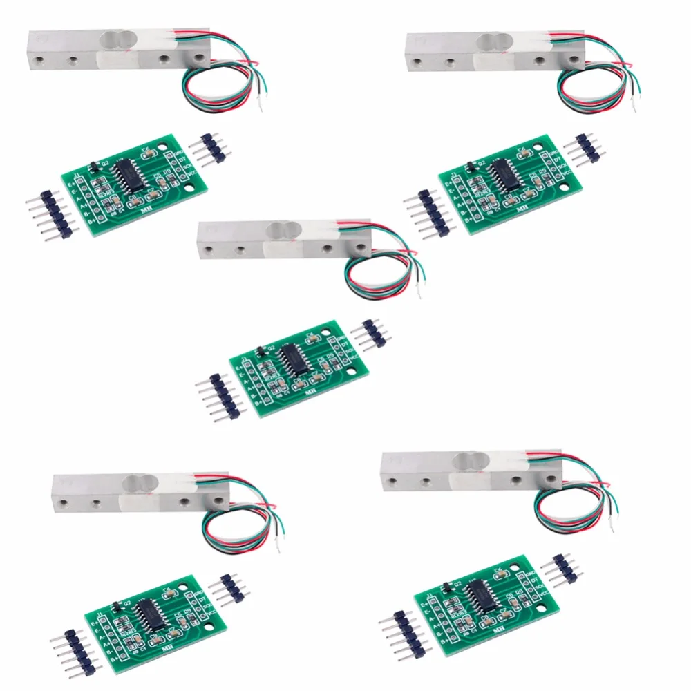 Купить 5 компл./лот цифровой сенсор тензодатчика вес 5 кг портативный ...