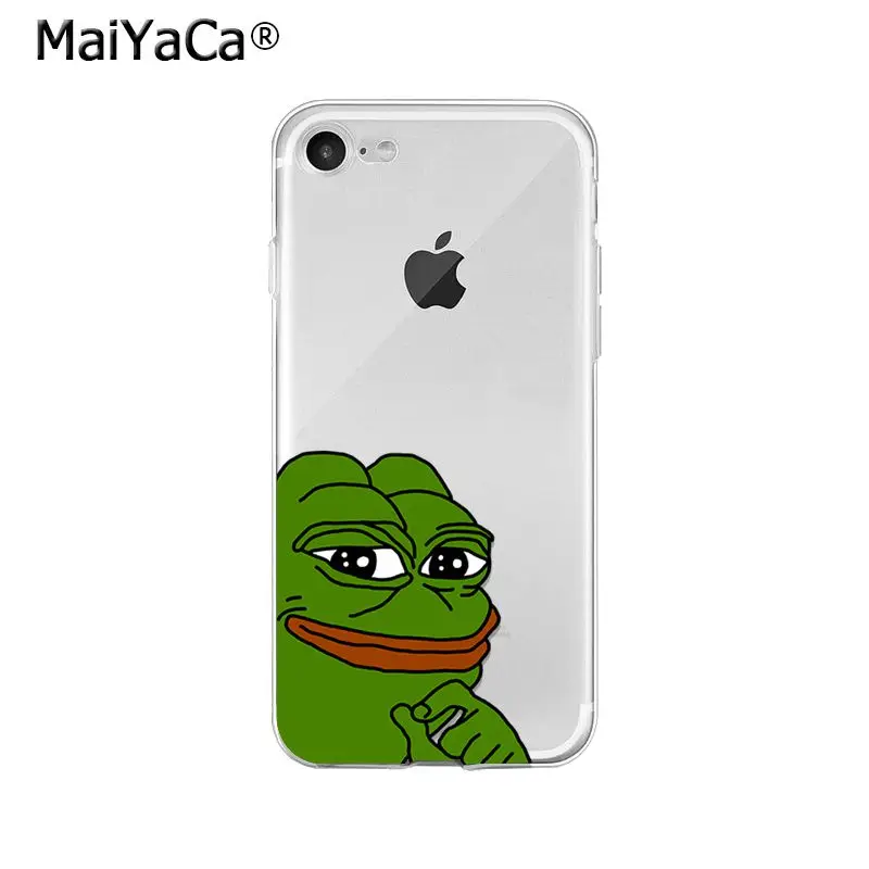 MaiYaCa Sad Frog pepe meme TPU мягкий высококачественный чехол для телефона для iPhone X XS MAX 6 6S 7 7plus 8 8Plus 5 5S XR - Цвет: A15