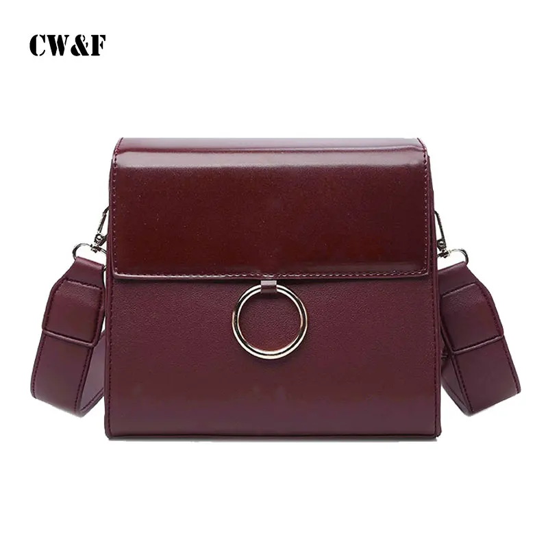 CW&F 2017 Classic All match Vintage Bag Female Women Shoulder Messenger BAGS Pu Leather Crossbody Bag Phone Handbag Case