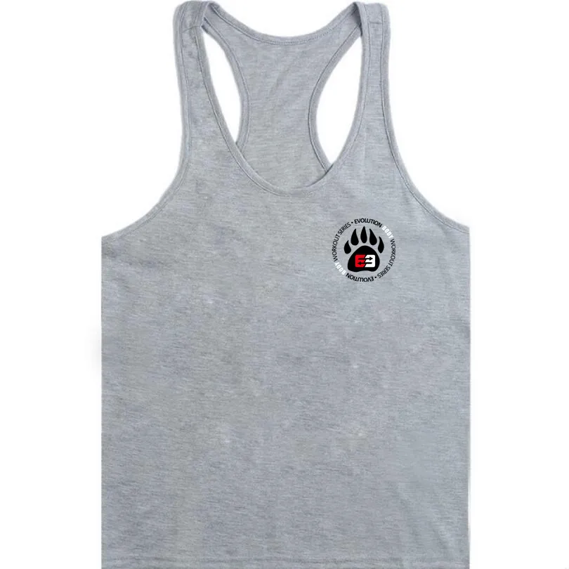 

2018 fashion gyms Brand singlet Men Tank Tops Summer Male Bodybuilding Sleeveless Vest Gymclothing fitness vest