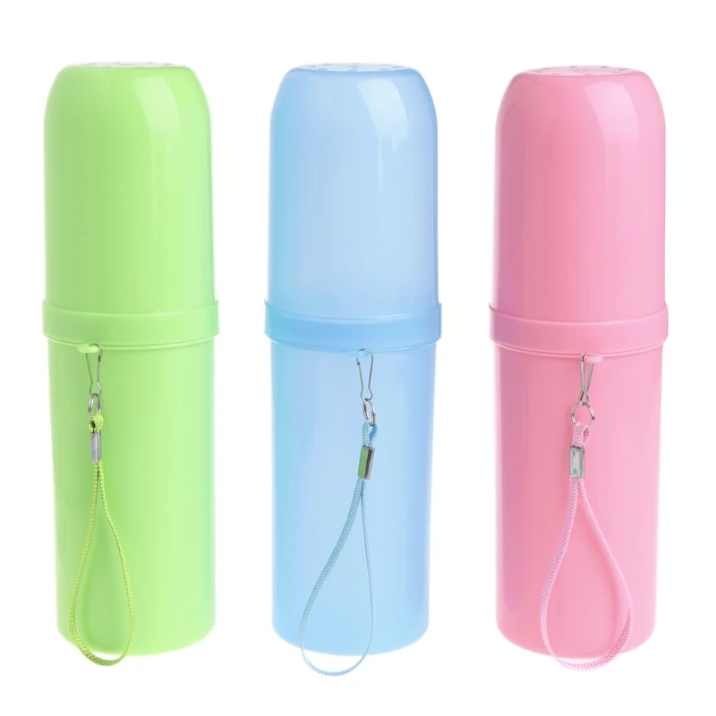 

Toothbrush Toothpaste Holder Cup Traveling Protective Case Storage Box Organizer
