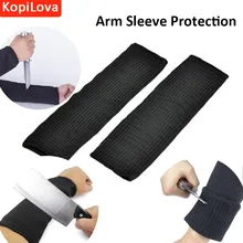 Копилова 10 пар стальная проволока черная защита рукава Защита от резьбы ножестойкая Защитная перчатка выше локтя Рабочая безопасность кронштейны