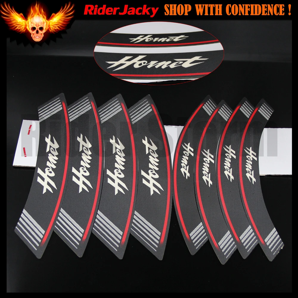 logo MOTORCYCLE Rim Strips Wheel Stickers Decals For Honda