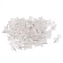 Домашний офис пластиковое покрытие thumbtacks 50 прозрачный