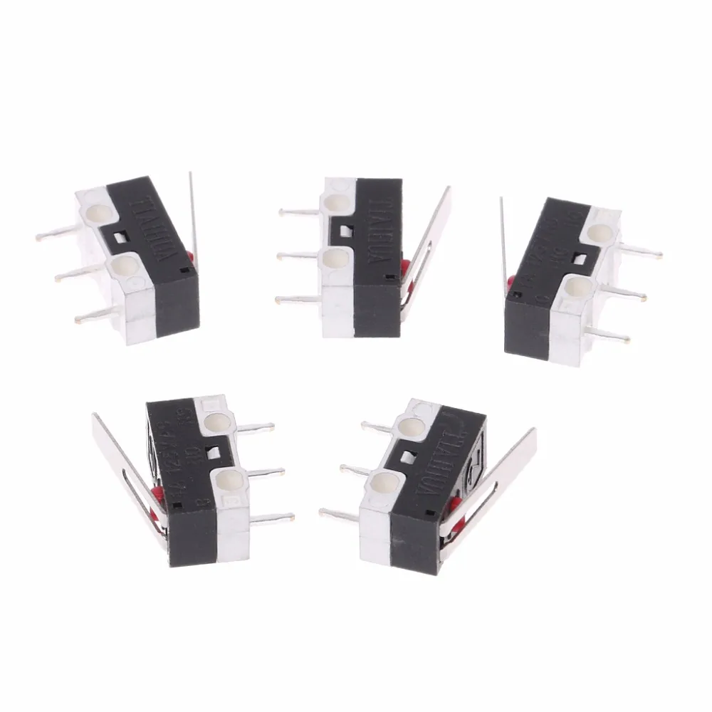 

5Pcs 1A 125V 3PIin Micro Limit Switches Lever Roller Arm Actuator SPDT Switch