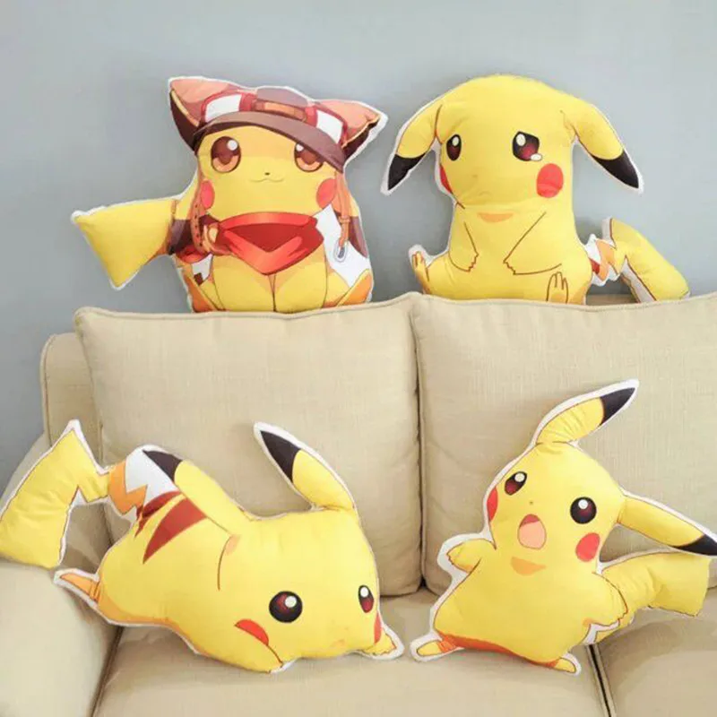 2016 Hot Sale One Piece Lovely Pikachu Plush Anime Toy Soft Sleeping