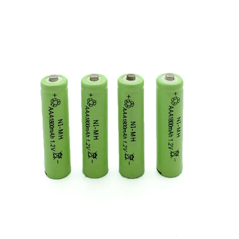 4 шт./лот AAA 1800 mAh Ni-MH 1,2 V аккумуляторная батарея AAA батарея 3A аккумуляторная батарея Ni-MH батарея для камеры, игрушки