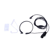 Throat Microphone Walkie Talkie Headset PTT for Portable CB Radio Baofeng UV-5R UV 82 GT-3 UV-B5 UV B6 UV-5RE Plus BF-888S
