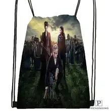 Индивидуальная походная сумка на шнурке с изображением Питера-капалди-доктора-кто, милый рюкзак для детей(черная спинка) 31x40 см#2018612-01-12