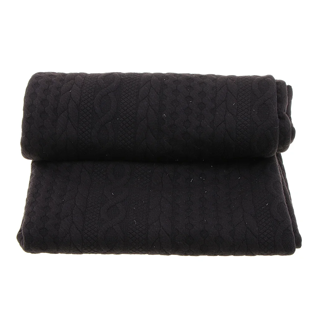1 Meter 73 Inch Wide Woven Cable Knit Fabric Handmade Home Textile Cloth Fabric for Clothing Accessories Blanket Making