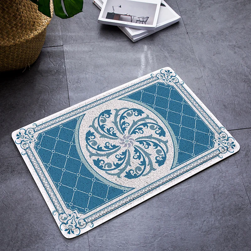 

Nordic style Entrance hall carpet PVC wire loop mat INS starry night Door mat Living room floor mat bathroom non-slip rug