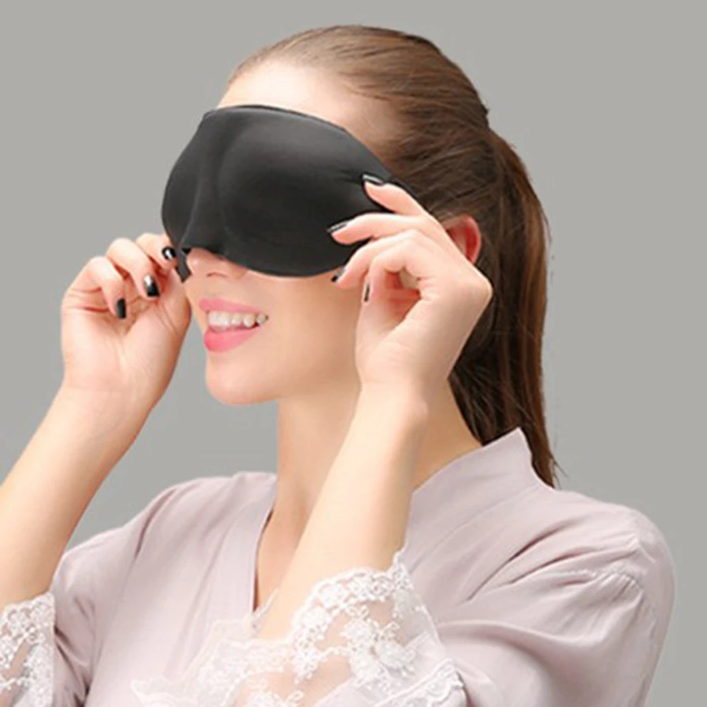 

Brand New 1PC Adjustable 3D Contoured Eye Masks Sleeping Night Blindfold Eyeshade Men Women Eye Cover