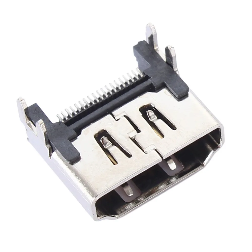 Silver Color HDMI Port Socket Interface Connector Repair Replacement
