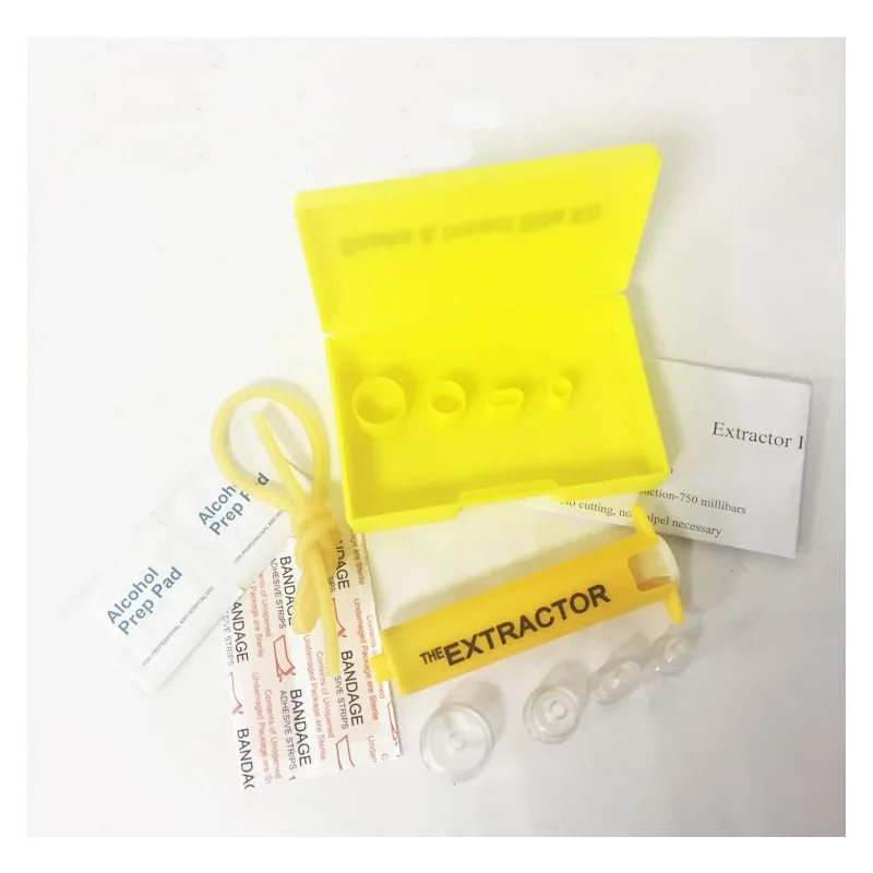 Portátil al aire libre Venom Extractor serpiente insectos Bite herida de emergencia Kit de tratamiento para el campamento al aire libre Primeros Auxilios Kit Dropshipping