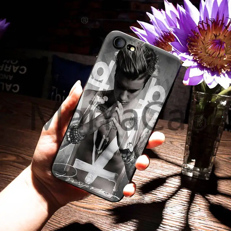 MaiYaCa For iphone 7 Case Justin Bieber Newest Cute Coque Phone Accessories Case for iPhone X 8 7 6 6S Plus X 5 XS XR Case