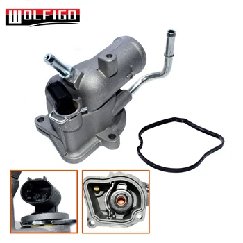 

WOLFIGO Engine Coolant Thermostat with Gasket For Mercedes-Benz M-Class W163 G-Class W461 ML 270 CDi 99-05 6122000015,6122030275