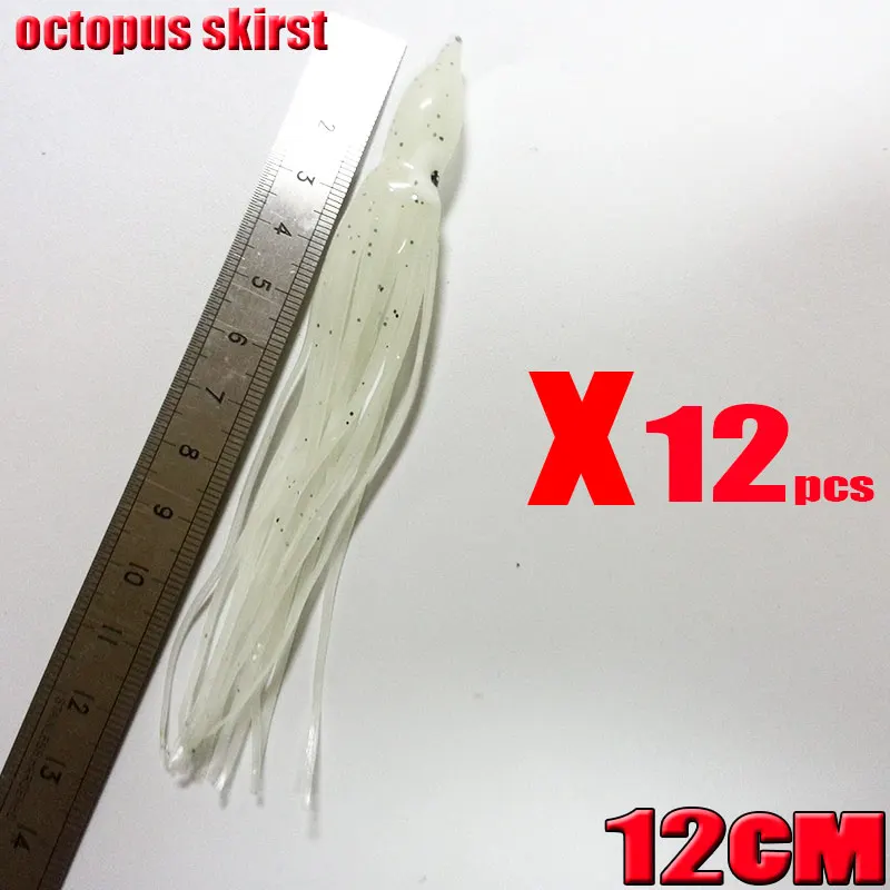 2019hot Рыбалка sotf осьминог юбки Рыбалка 26 видов вы выбираете каждый вид 12 шт./лот длина 12 см - Цвет: A12