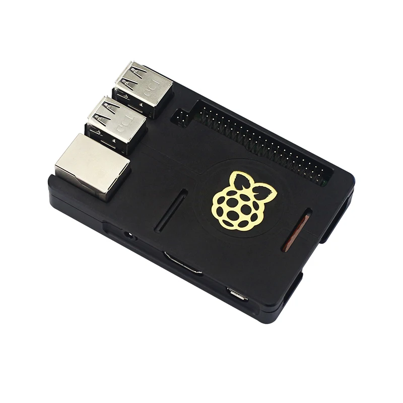 

For Raspberry Pi 3 Model B Plus Case Ultra-thin Aluminum Alloy CNC Box Black Portable Shell for Raspberry Pi 3B Enclosure