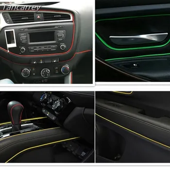 

Car Styling Internal Decoration Line DIY Sticker FOR peugeot 207 206 106 nissan march volkswagen gol golf mk4 suzuki vw polo
