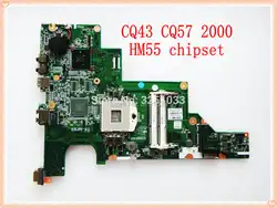 646175-001 для hp CQ43 ноутбук для hp 2000 Ноутбук HM55 CQ43 Материнская плата ноутбука 100% тестирование гарантировано
