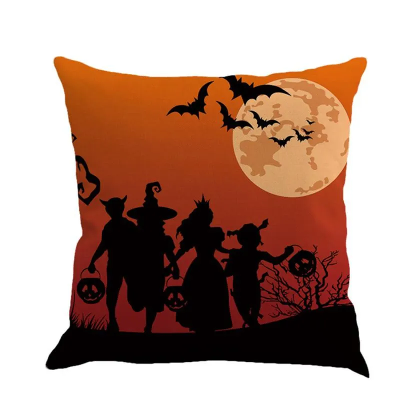 Happy Halloween площади Наволочки белье случай для дома Подушки Детские 45*45 см# xtt