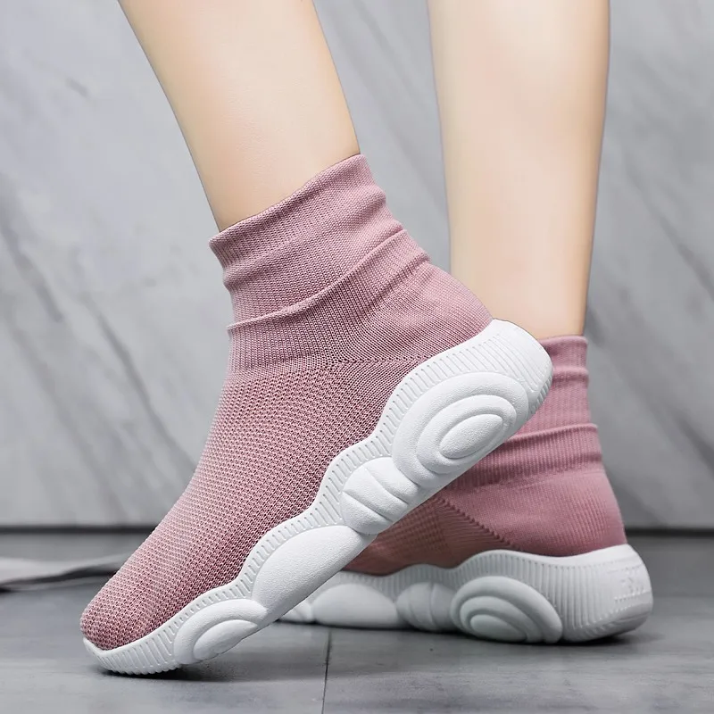 Обувь; женские кроссовки; Chaussure Femme; Дышащие носки без застежки; Баскетбольная обувь на плоской подошве; tenis feminino; 3 цвета; Повседневная обувь для пар