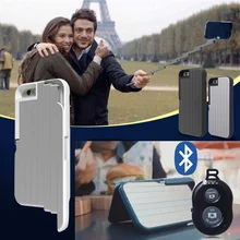 3 in 1 Selfie Stick Case for iPhone 6 6S plus Multifunction Foldable Extendable Aluminum Cover