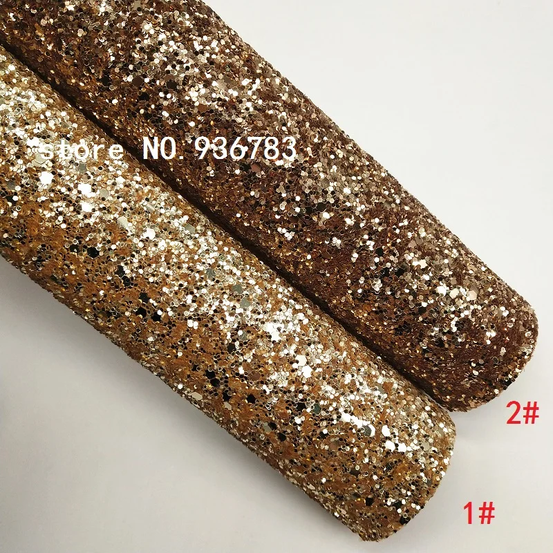 MQ108C 30X134cm Chunky Glitter Leather for making bows shoes handbags and wallpaper Party Decoration