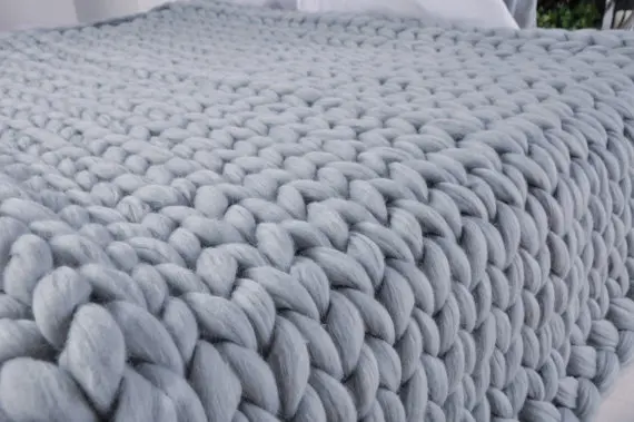 Большое мягкое одеяло крупной ручной вязки Пледы для зимы кровать диван самолет толстая пряжа вязание пледы 16 цветов диван покрывало s