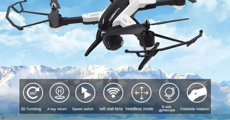 1 Экстра батареи SY серии WI-FI FPV Rc офсетной печати складная Дрон 2,4g 6-осевой гироскоп отношение режим р/у вертолет со стальным корпусом HD Камера VS U919A/X5SW