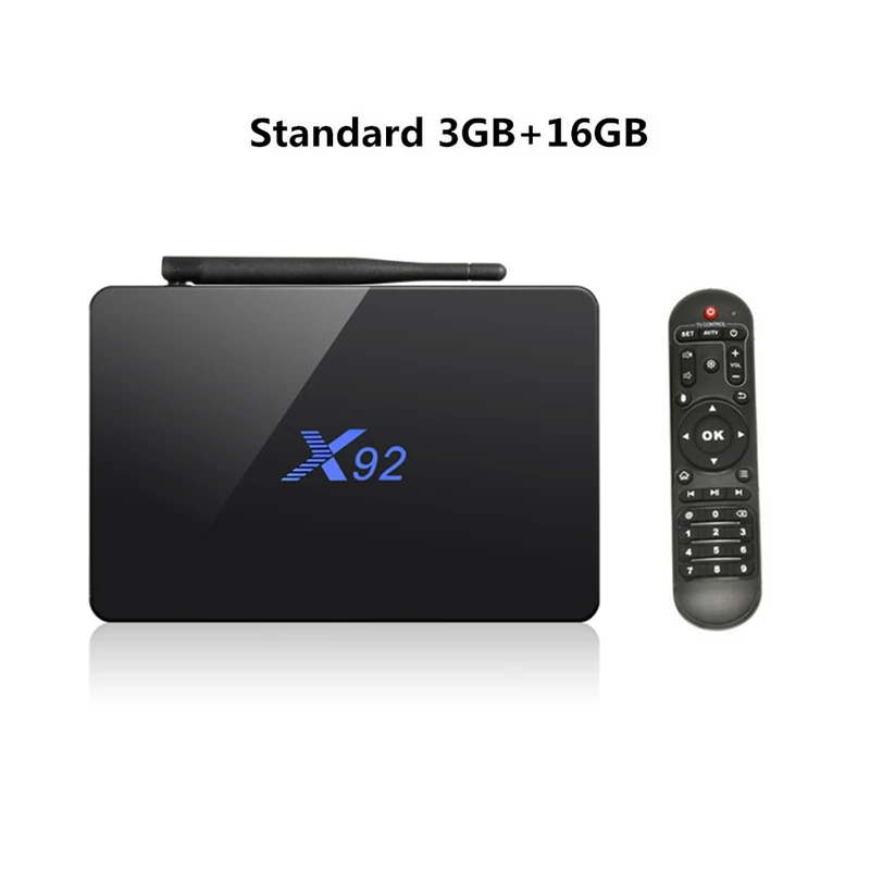 Хит X92 ТВ приставка 3 ГБ 32 ГБ Amlogic S912 Восьмиядерный 2,4 ГГц/5,8 ГГц WiFi HDMI смарт-приставка Bluetooth USB 2,0 смарт ТВ приставка
