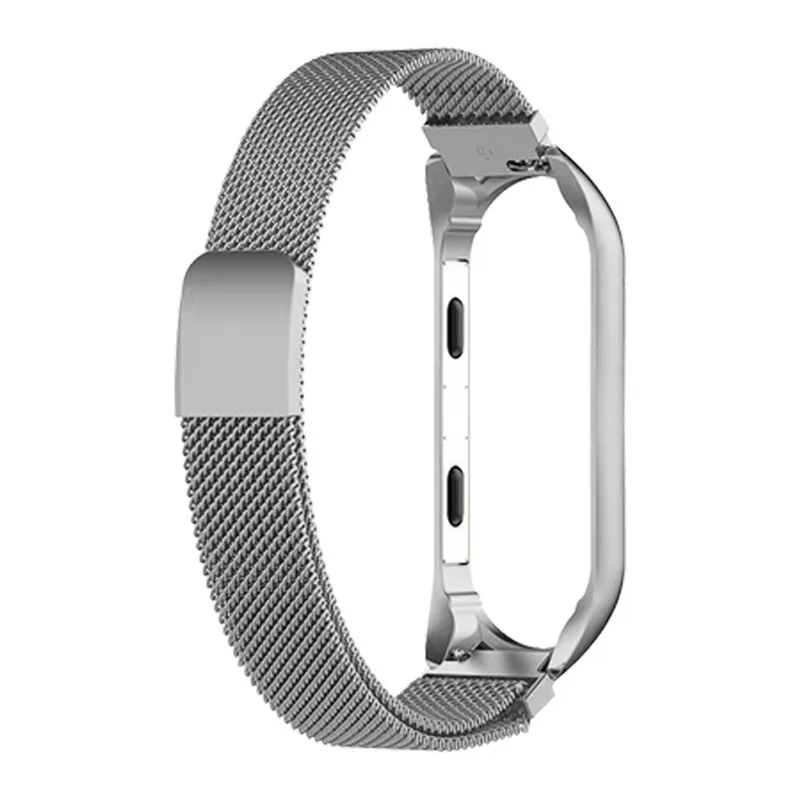 HIPERDEAL смарт-аксессуары mi band 3 ремешок mi lanese магнитный ремешок из нержавеющей стали ремешок+ пленка для Xiaomi mi Band 3 Fe5
