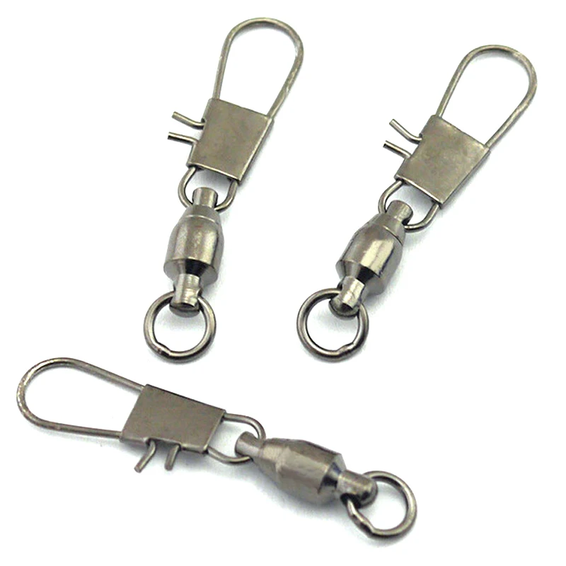 Buy 5pcs/lot Fishing Snap Swivel Hook Ball Bearing