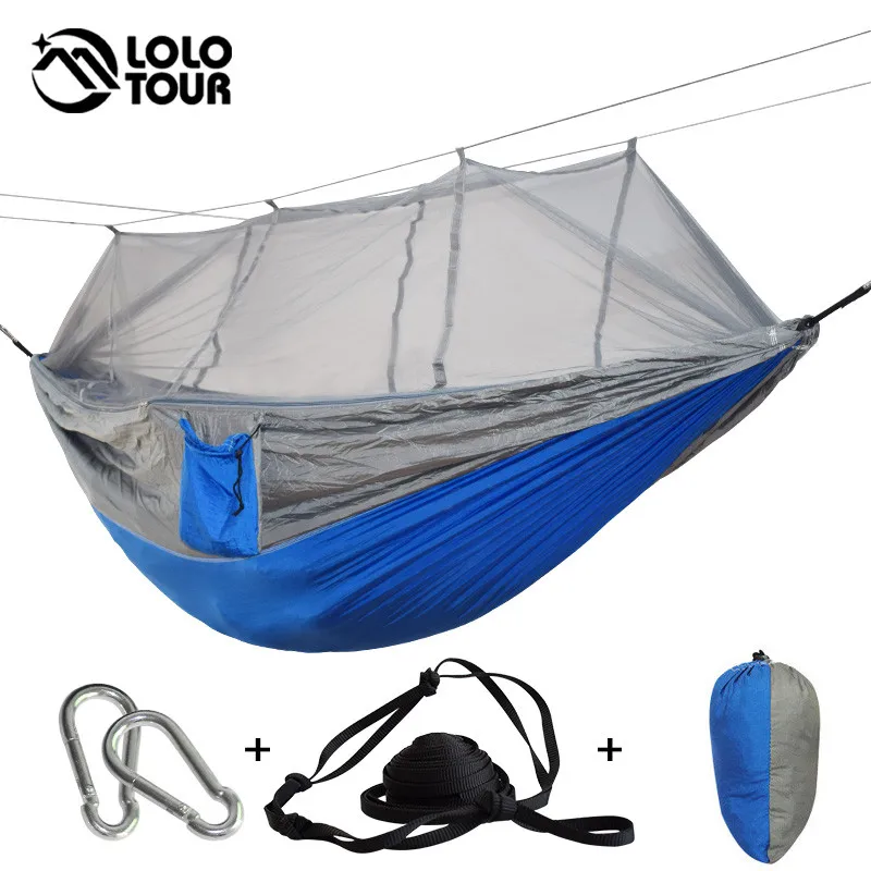 Гамак Hamac с москитной сеткой высокопрочный может вместить 200 кг|mosquito net hammock|netting
