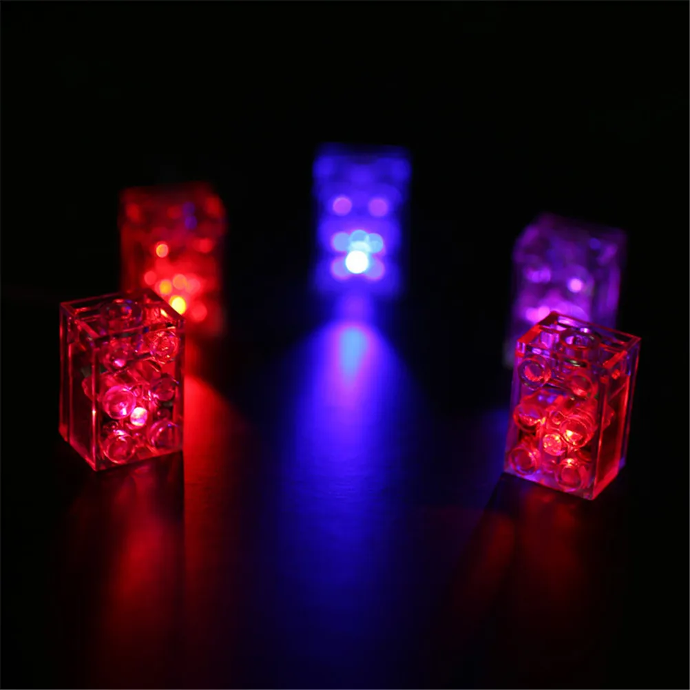 5pcs/lot DIY Building Blocks With LED Lights Colorful Light emitting