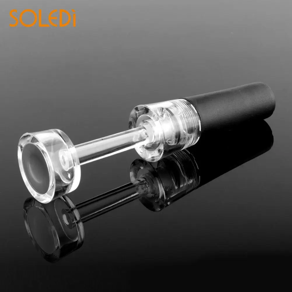 Buy Transparent Red Wine Vacuum Stopper Bottle Opener