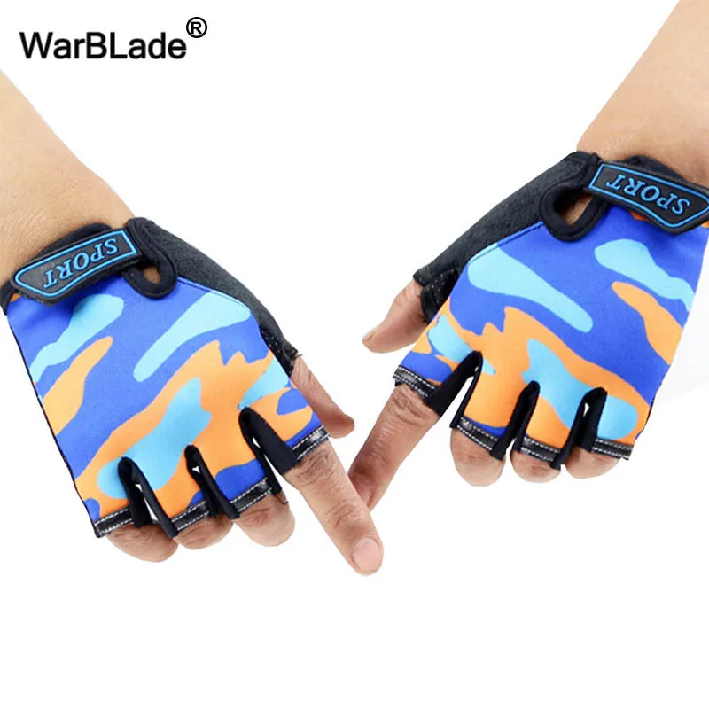 Новые детские спортивные перчатки WarBLade с рисунком полупальцев и неба варежки без