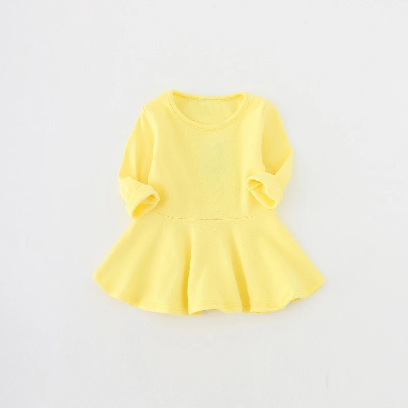 Sun Moon/Платье для малышей с длинным рукавом Платье для первого дня рождения Повседневное оборками Одежда для новорожденных девочек принцесса платье-пачка