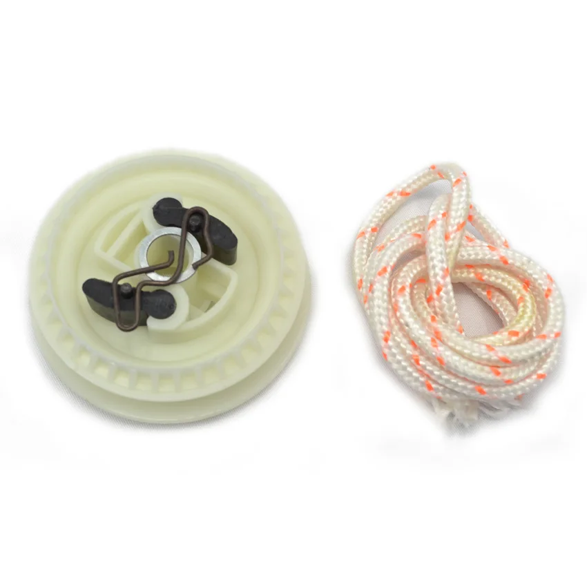 Starter Pulley Rope Rotor Handle Grip Line Pawl Set for Stihl 017 018 021 023 025 MS180 MS250