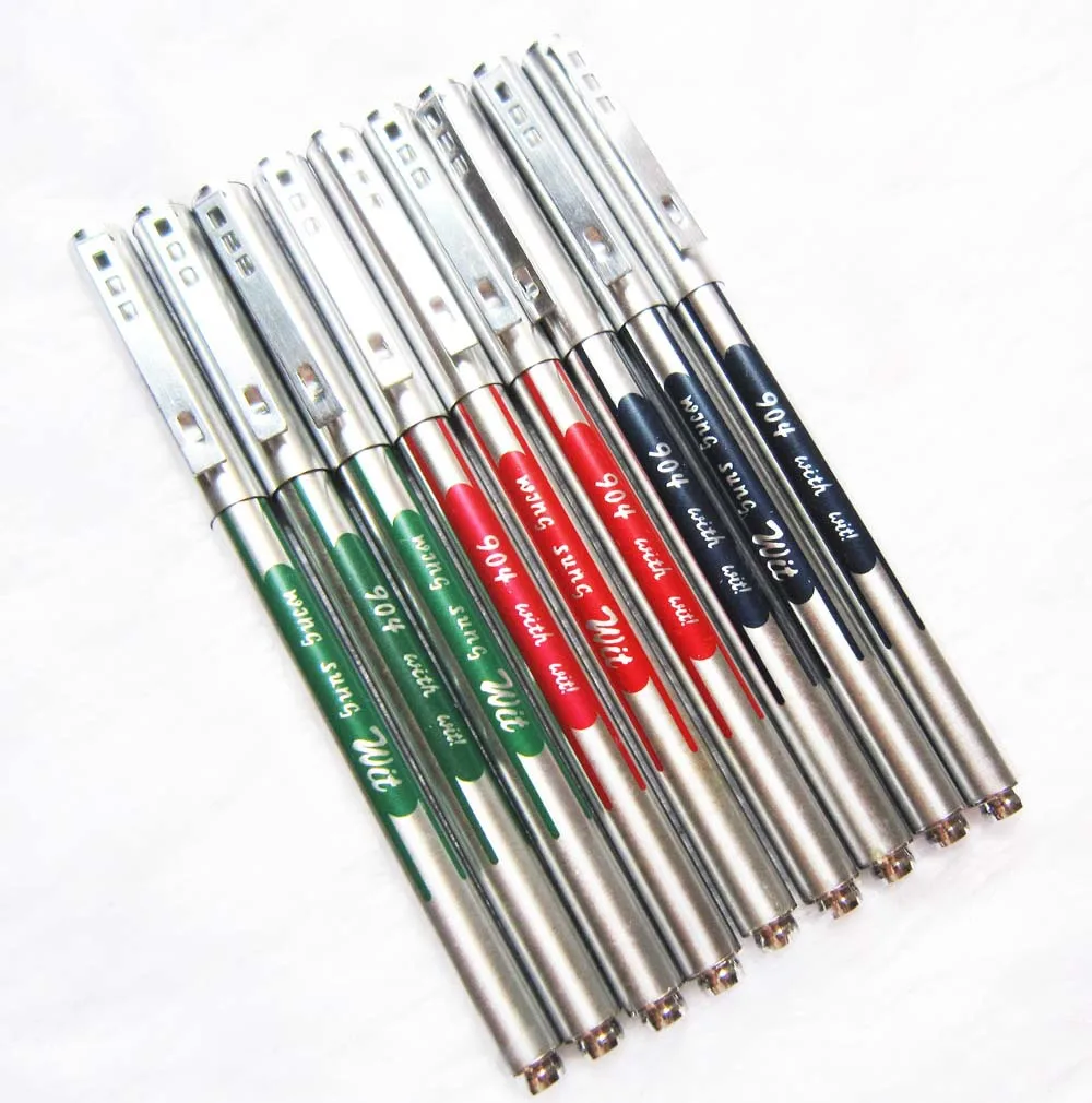 

1Pcs/Lot  Business orb pen stainless steel neutral pen free shipping