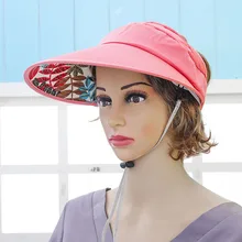 1 шт., женские летние шляпы от солнца, жемчужная упаковочная солнцезащитная Кепка с большими головками, широкий пляжный навес солнцезащитная Кепка, женская кепка
