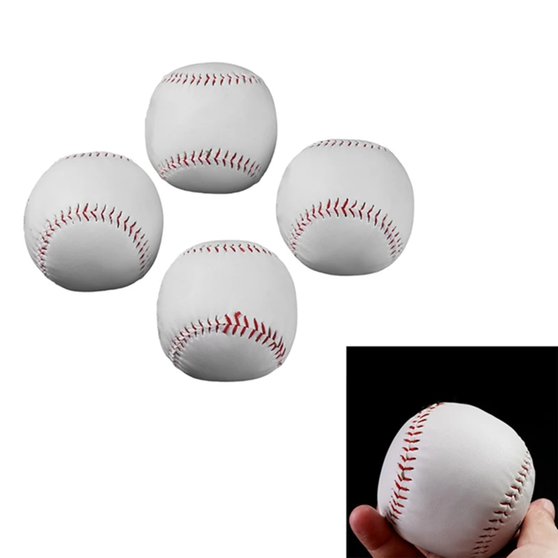 Новый универсальный ручной Бейсбол s PU Жесткий и мягкий бейсбольные мячи 10 дюймов мяч для Софтбола тренировочное Упражнение Бейсбол Мячи