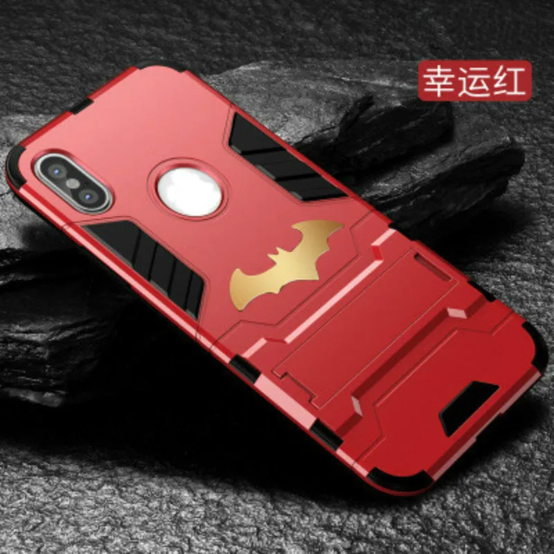 Роскошный чехол с Бэтменом для iPhone X 8 6 6s 7 5 S SE защитный Plus держатель|Бамперы| |
